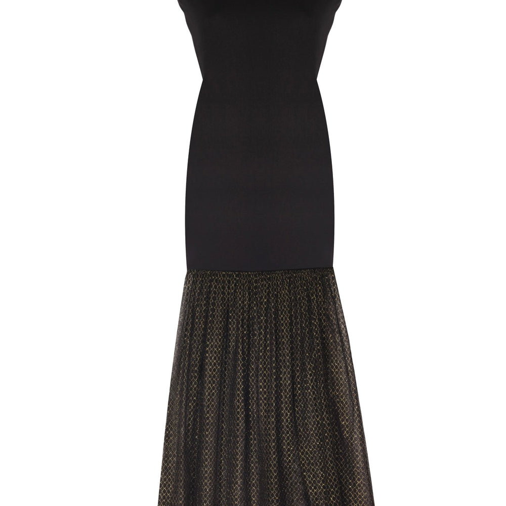 Angelina Sırt Dekolteli Uzun Elbise - No Design Store