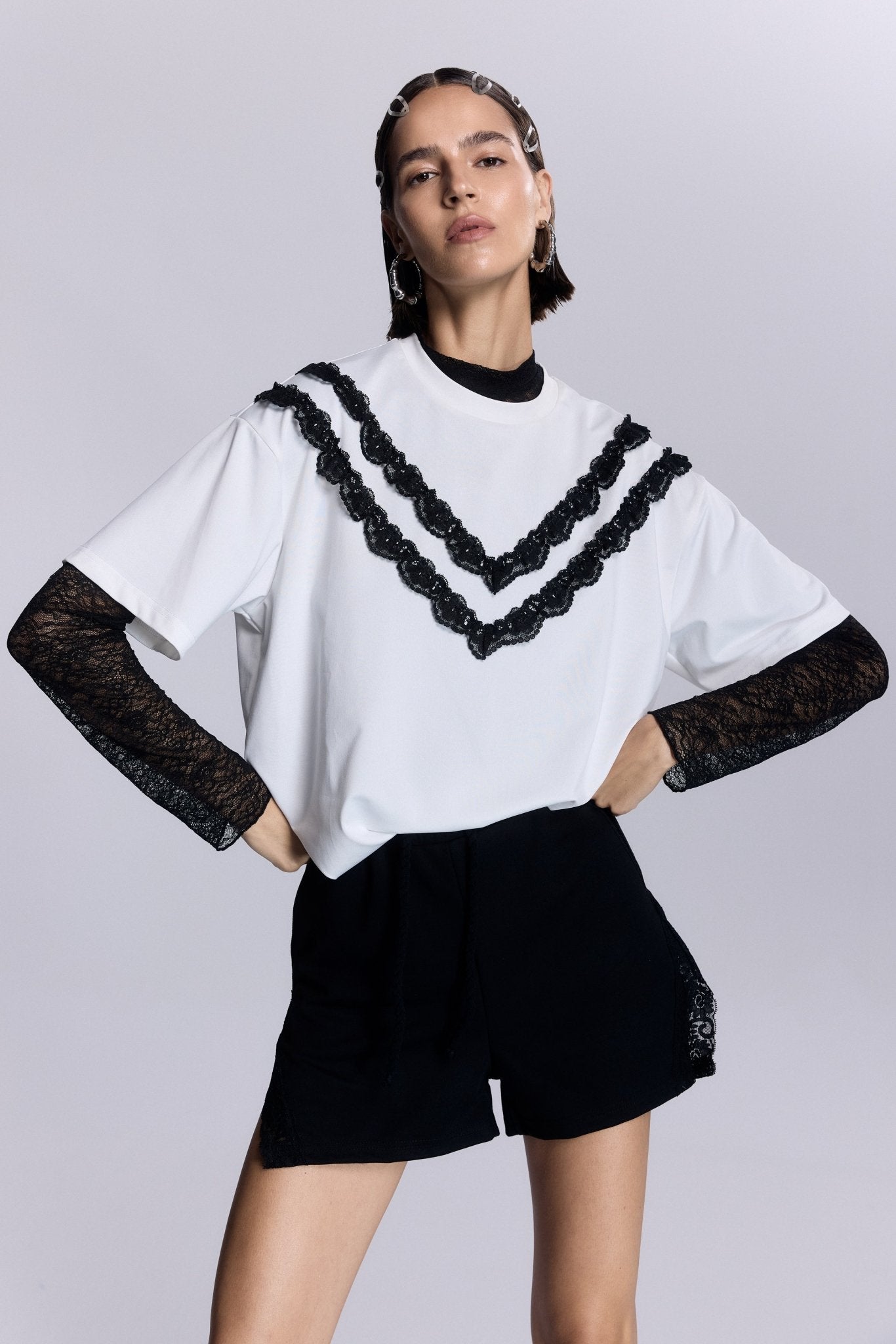 Aria Oversize Tişört - No Design Store