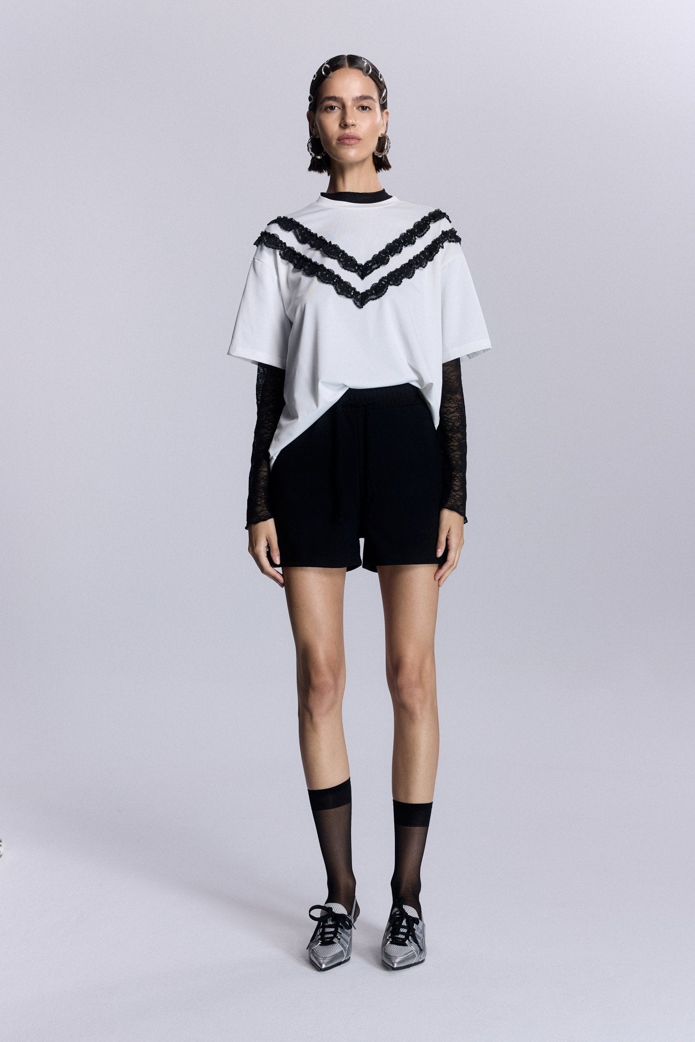 Aria Oversize Tişört - No Design Store