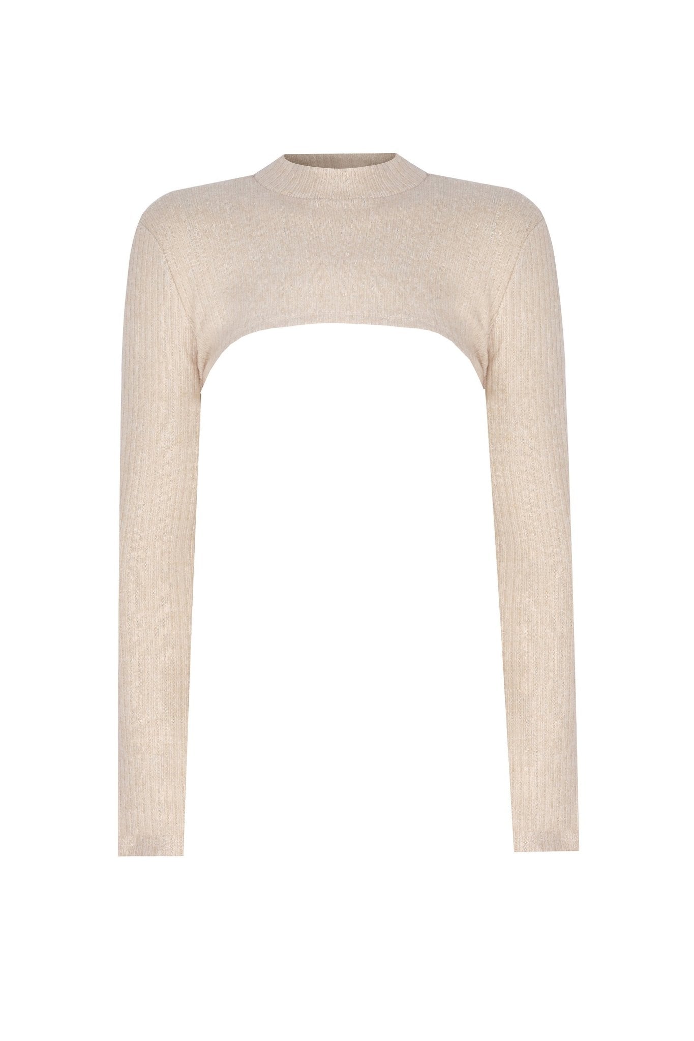 Balıkçı Yaka Triko Bolero - No Design Store