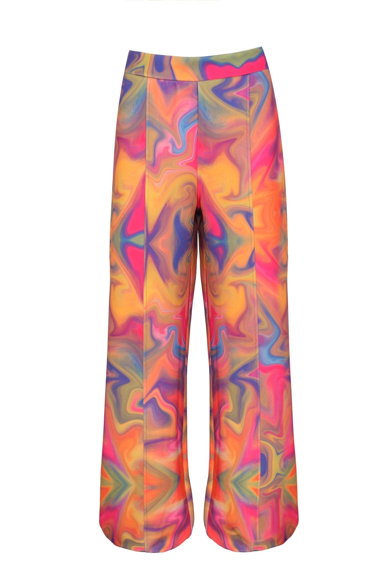 Baskılı Nervür Dikişli Kargo Pantolon - No Design Store