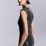 Borgia Dekolteli Uzun Elbise - No Design Store