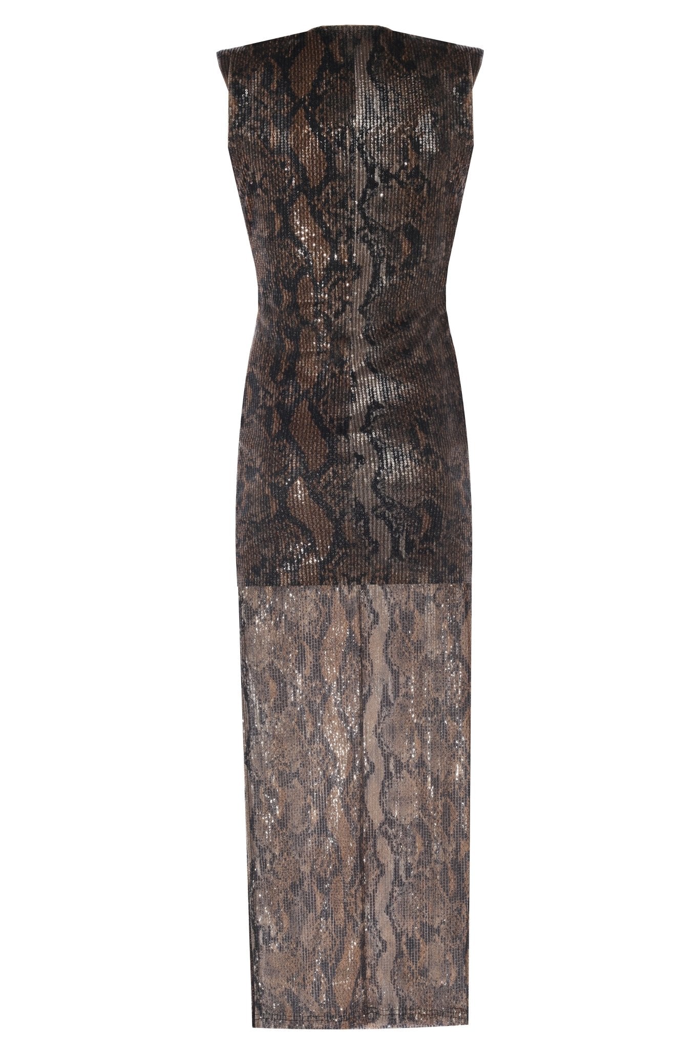 Borgia Dekolteli Uzun Elbise - No Design Store