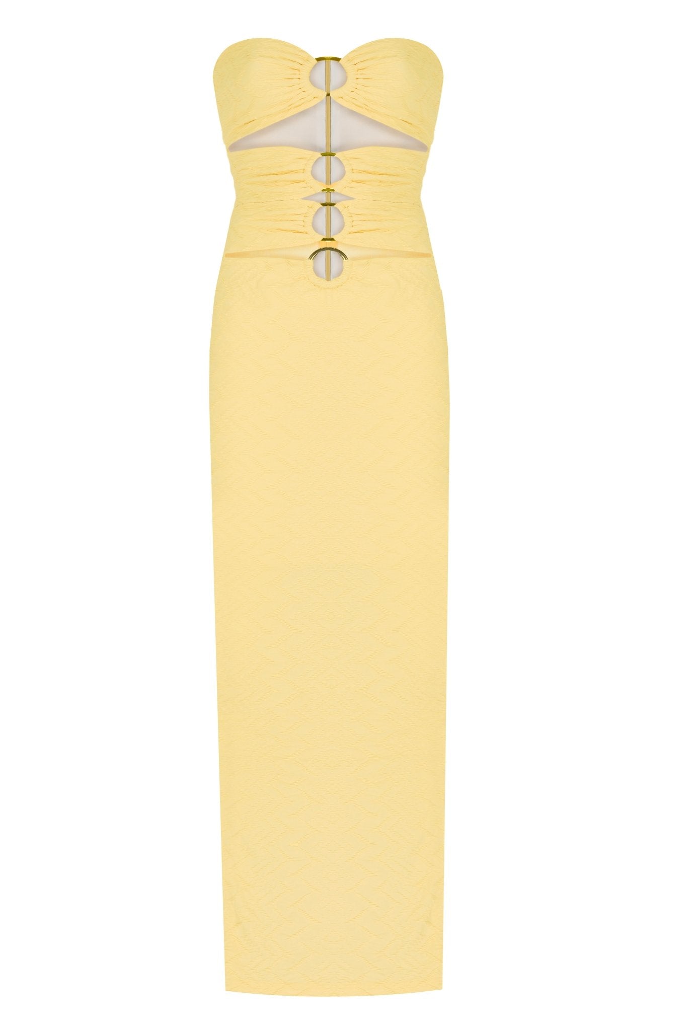 Crown Straplez Balık Form Elbise - No Design Store
