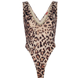 Derin V Yaka Kalın Askılı Bodysuit - No Design Store
