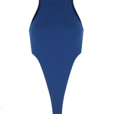 Dokulu Kumaş Bodysuit - No Design Store