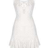 Duchess Volanlı Mini Elbise - No Design Store