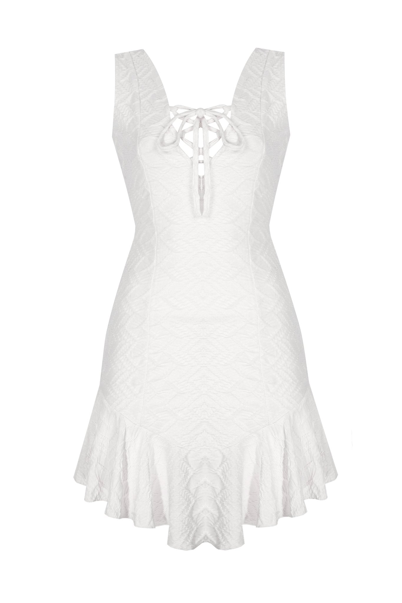 Duchess Volanlı Mini Elbise - No Design Store