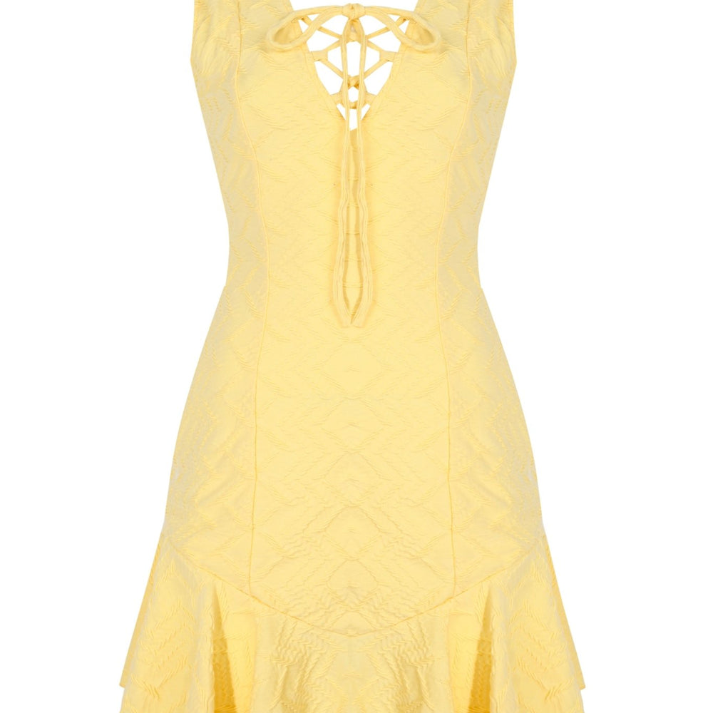 Duchess Volanlı Mini Elbise - No Design Store