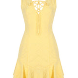 Duchess Volanlı Mini Elbise - No Design Store