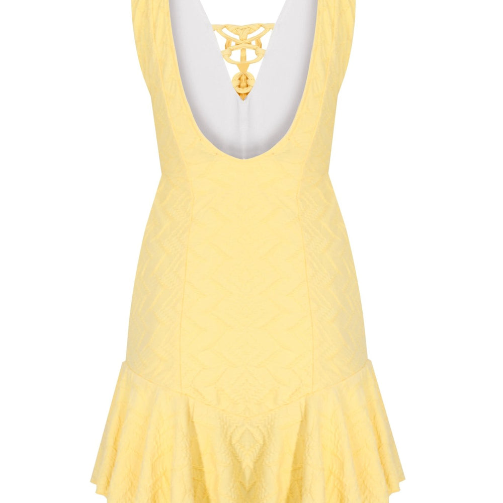 Duchess Volanlı Mini Elbise - No Design Store