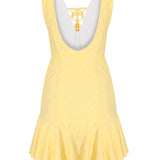 Duchess Volanlı Mini Elbise - No Design Store
