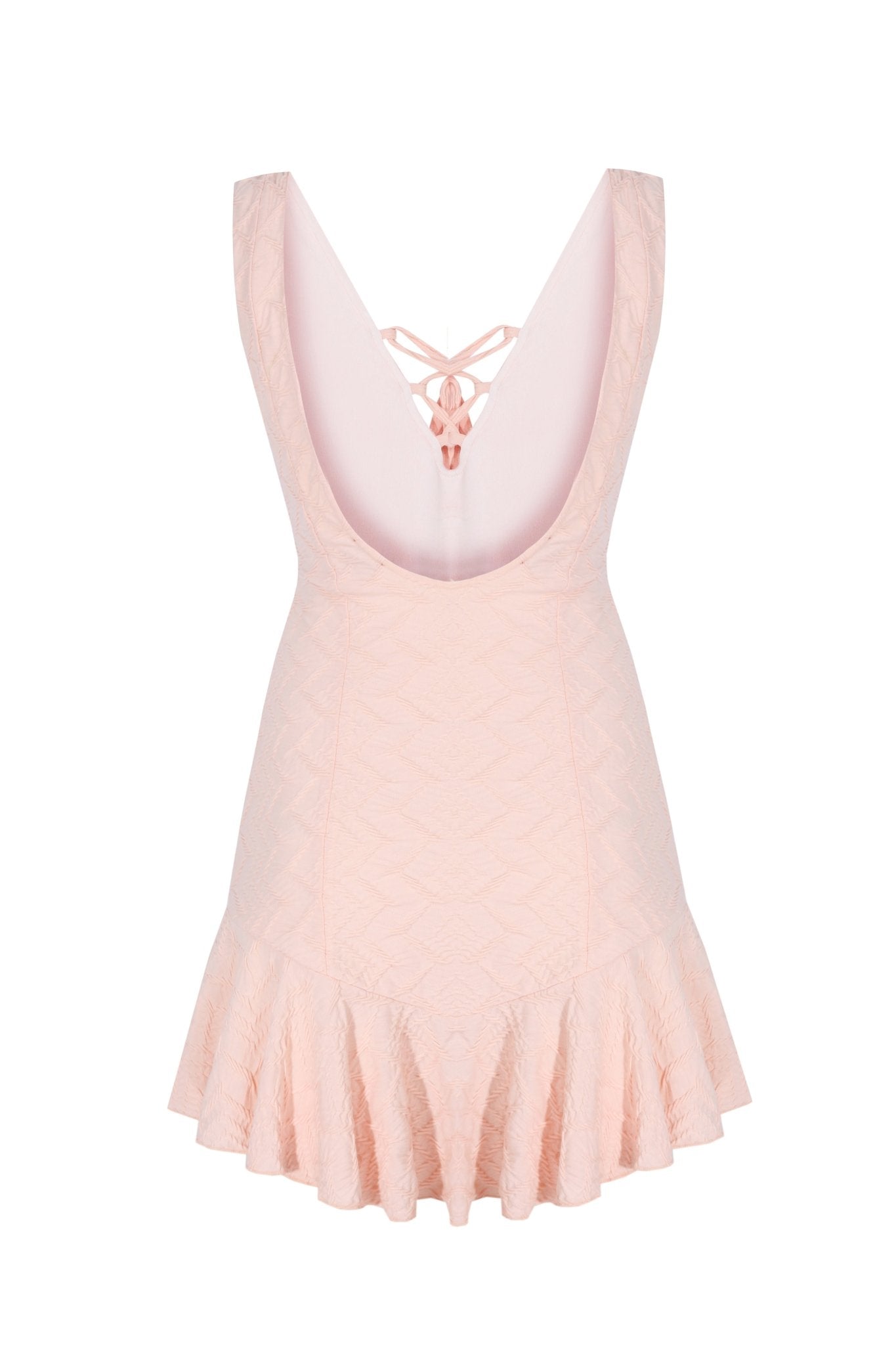 Duchess Volanlı Mini Elbise - No Design Store