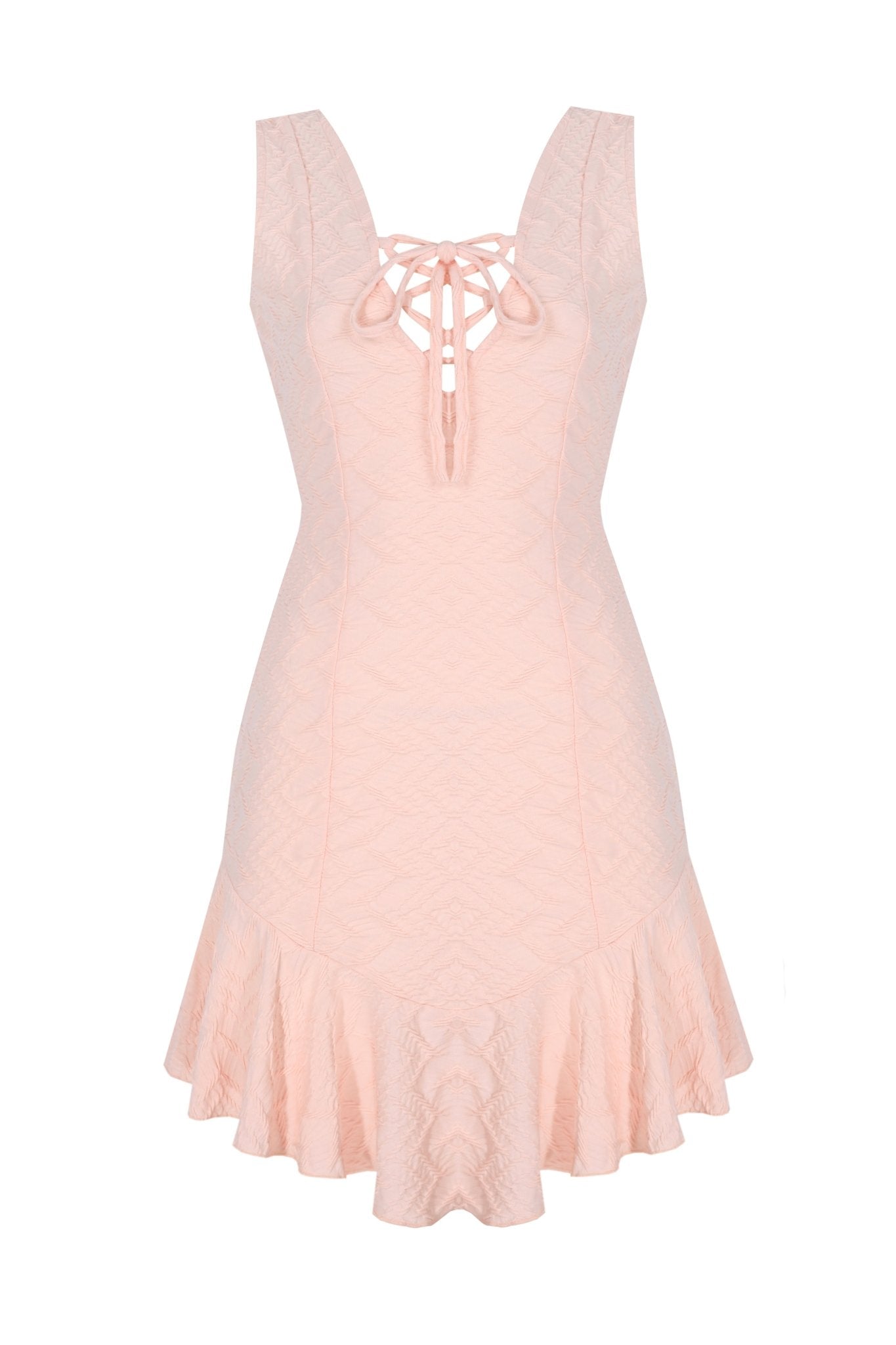 Duchess Volanlı Mini Elbise - No Design Store