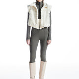 Düğmeli Oversize Crop Yelek - No Design Store