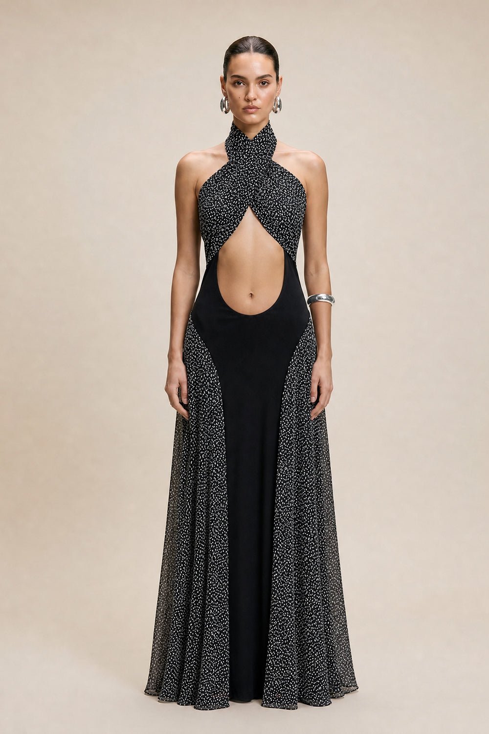 Elara Uzun Elbise - No Design Store