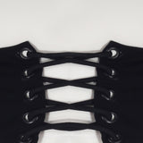 Elora Vatkalı Crop Top - No Design Store
