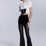 Elora Vatkalı Crop Top - No Design Store