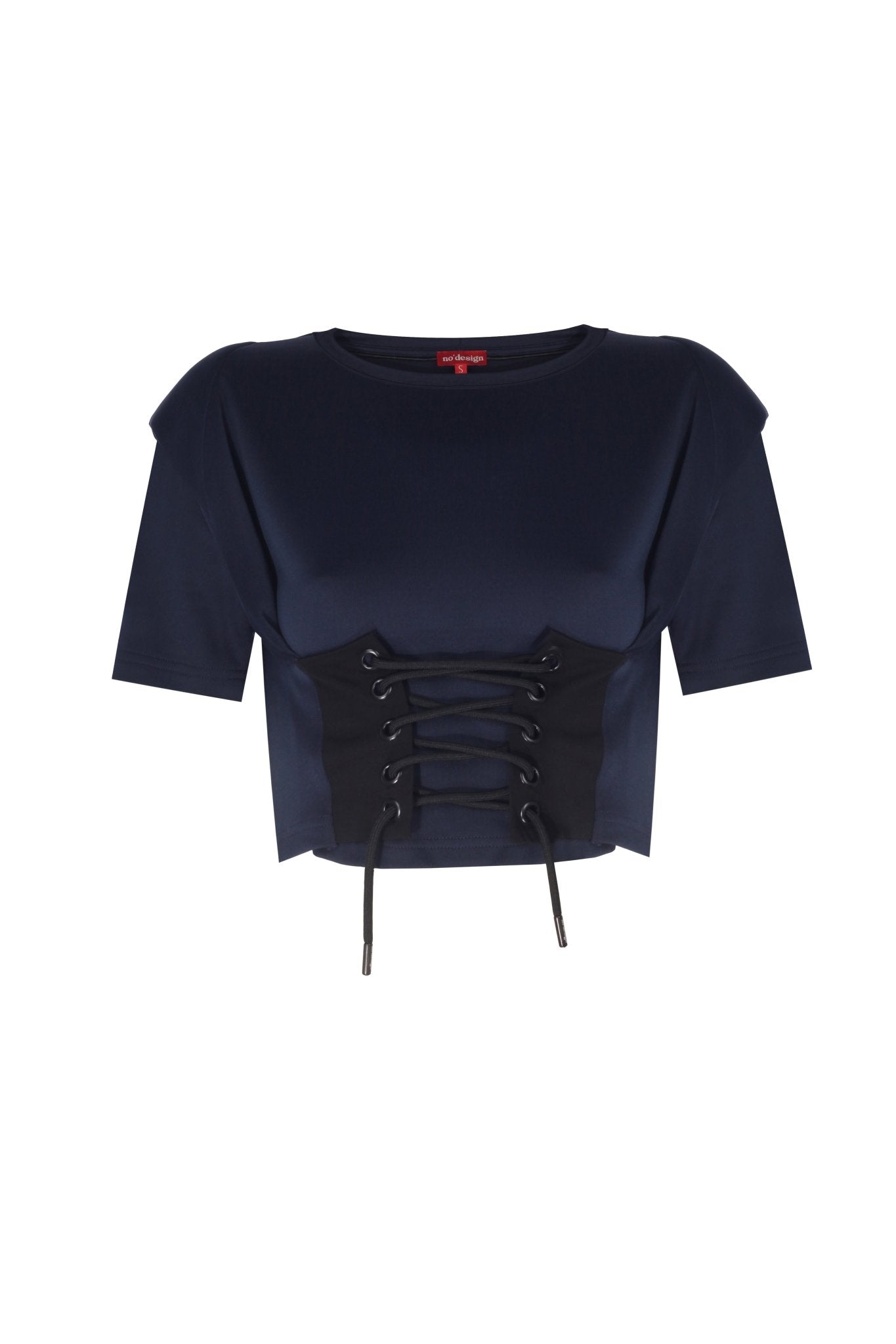 Elora Vatkalı Crop Top - No Design Store