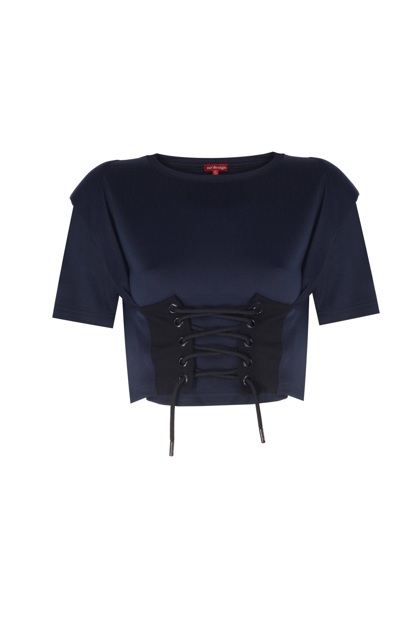 Elora Vatkalı Crop Top - No Design Store