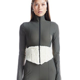 Fermuarlı Teddy Korse - No Design Store