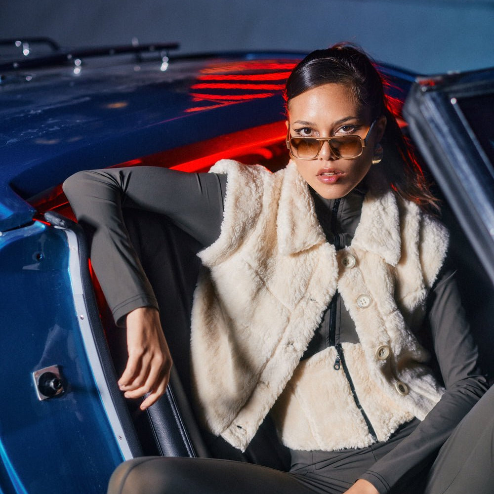 Fermuarlı Teddy Korse - No Design Store