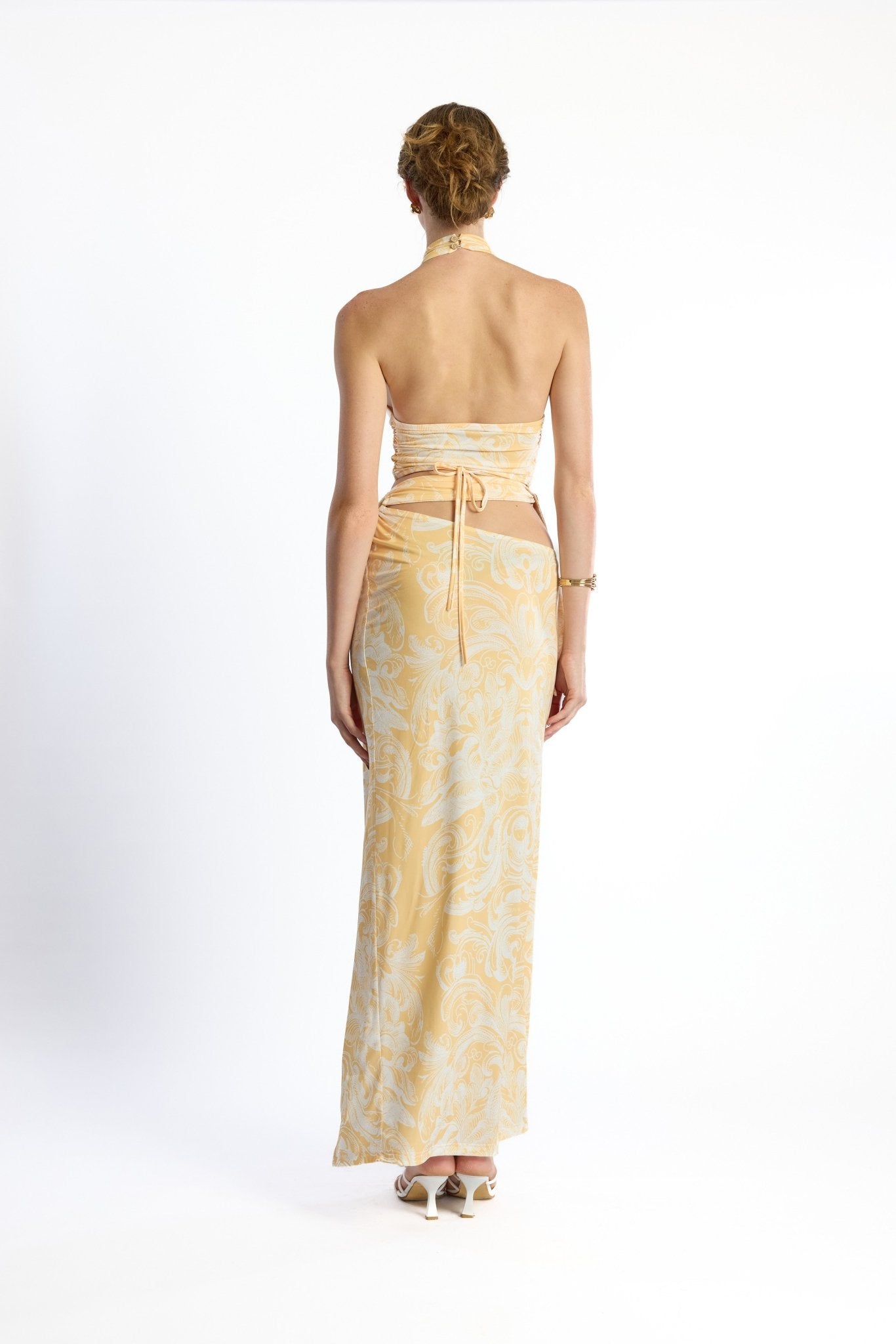 Glide Yırtmaçlı Uzun Etek - No Design Store