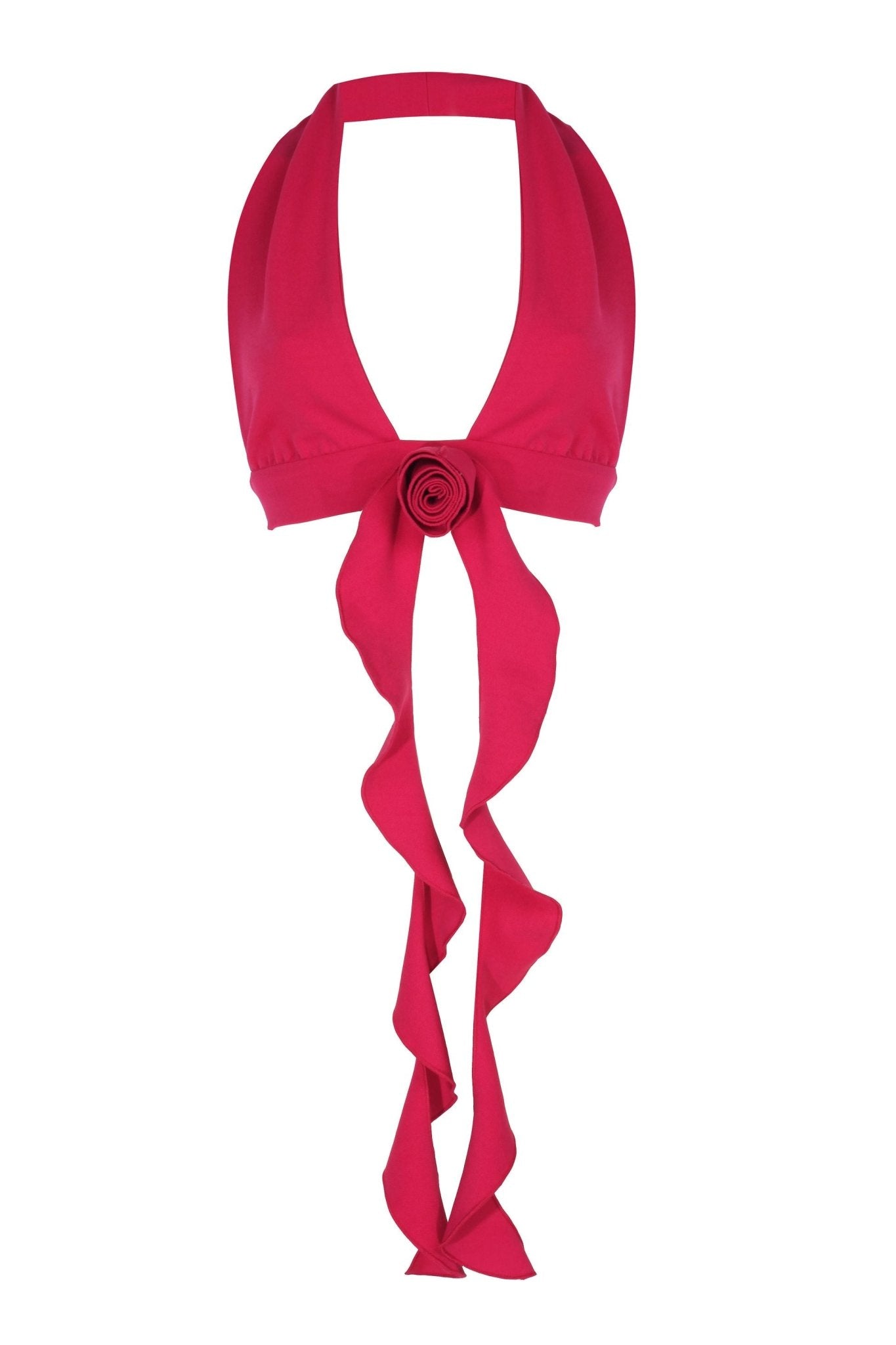 Gül Detaylı Arkadan Bağlamalı Büstiyer - No Design Store