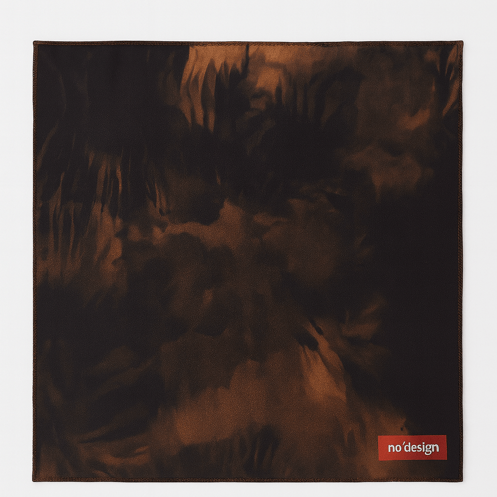 Kahverengi Desenli Fular Bandana - No Design Store