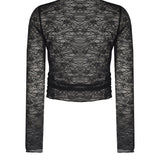 Luna Dantel Bluz - No Design Store