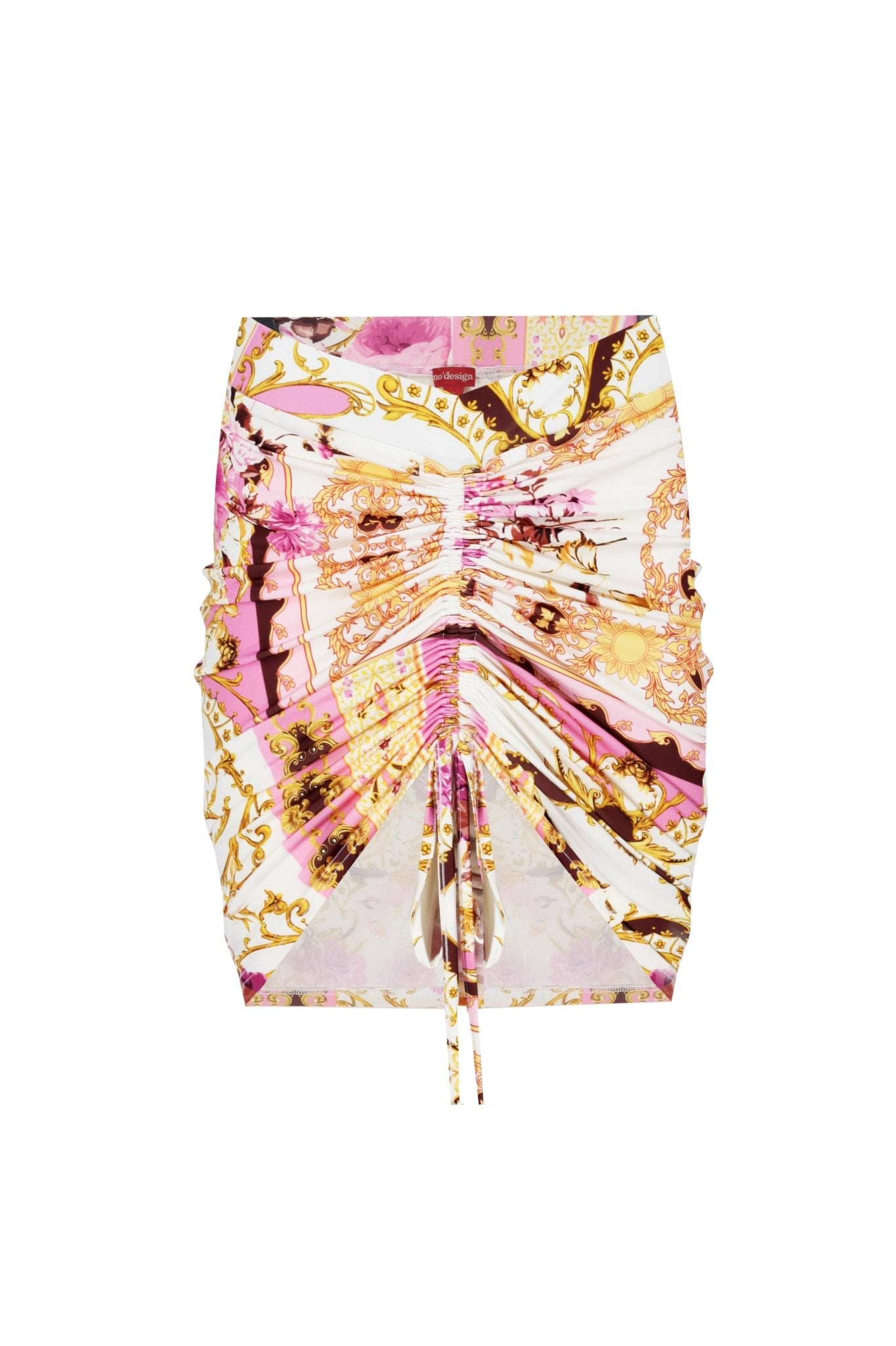 Monarch Büzgülü Mini Etek - No Design Store