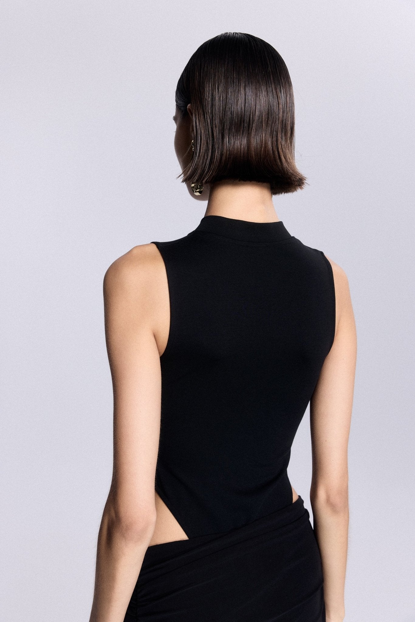Monica Düğme Detaylı Dekolteli Bodysuit - No Design Store