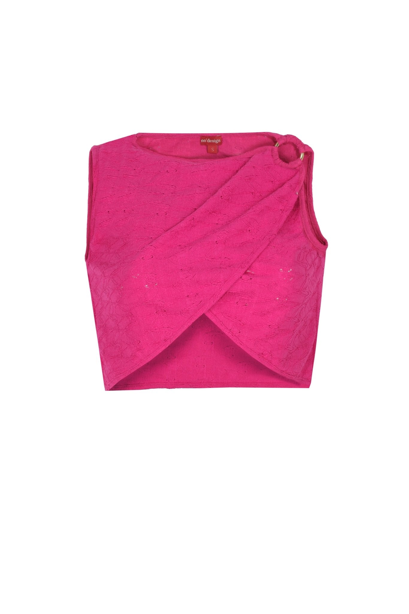 Myth Toka Detaylı Crop Top - No Design Store