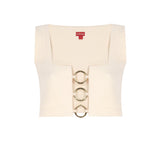 Noble Tokalı Crop Top - No Design Store