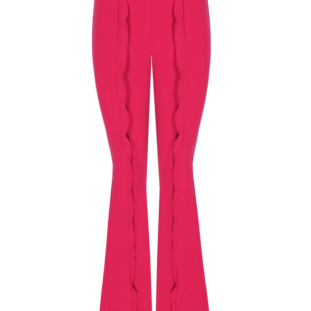 Önü Fırfırlı İspanyol Paça Pantolon - No Design Store