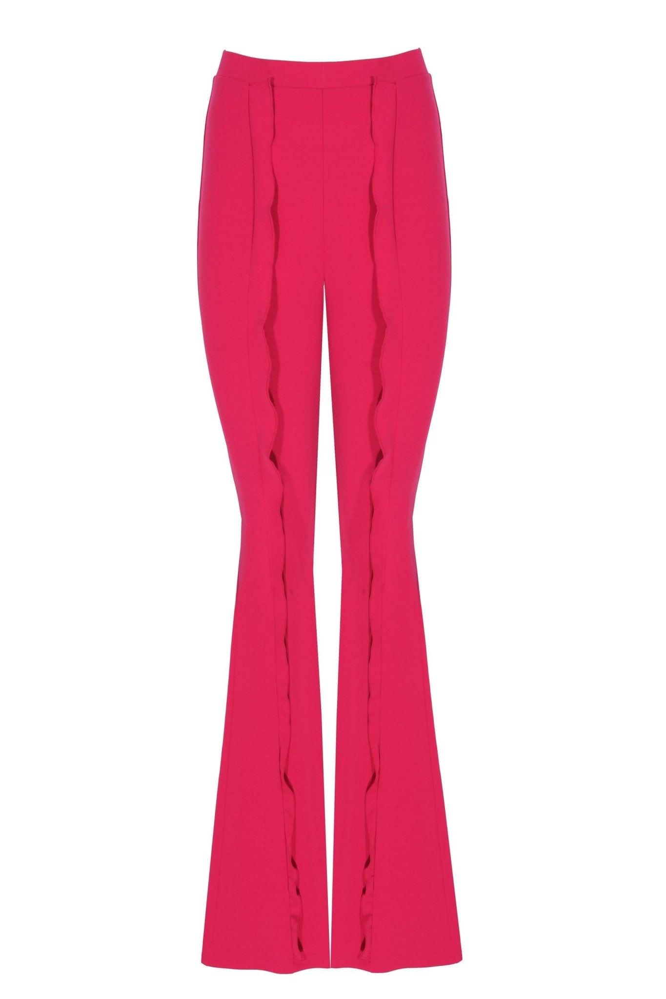 Önü Fırfırlı İspanyol Paça Pantolon - No Design Store