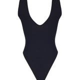 Önü V Yaka Dekolteli Bodysuit - No Design Store