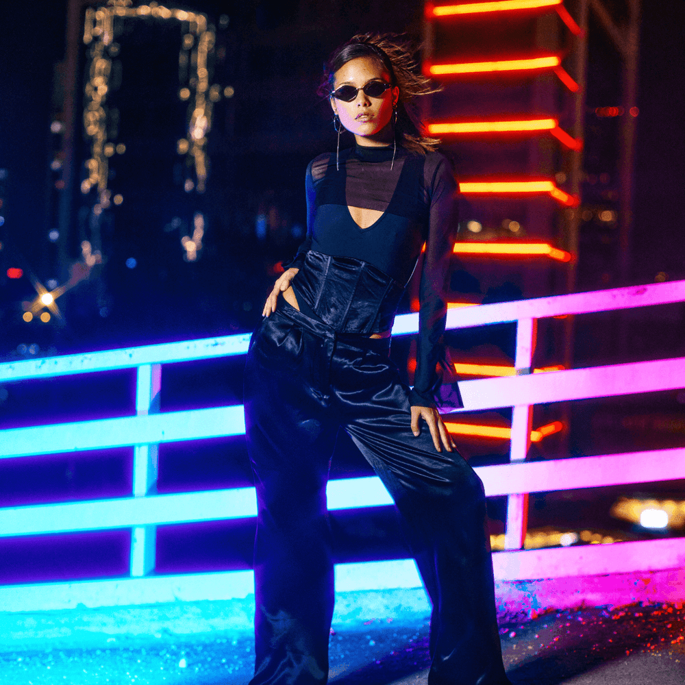 Saten Palazzo Pantolon - No Design Store