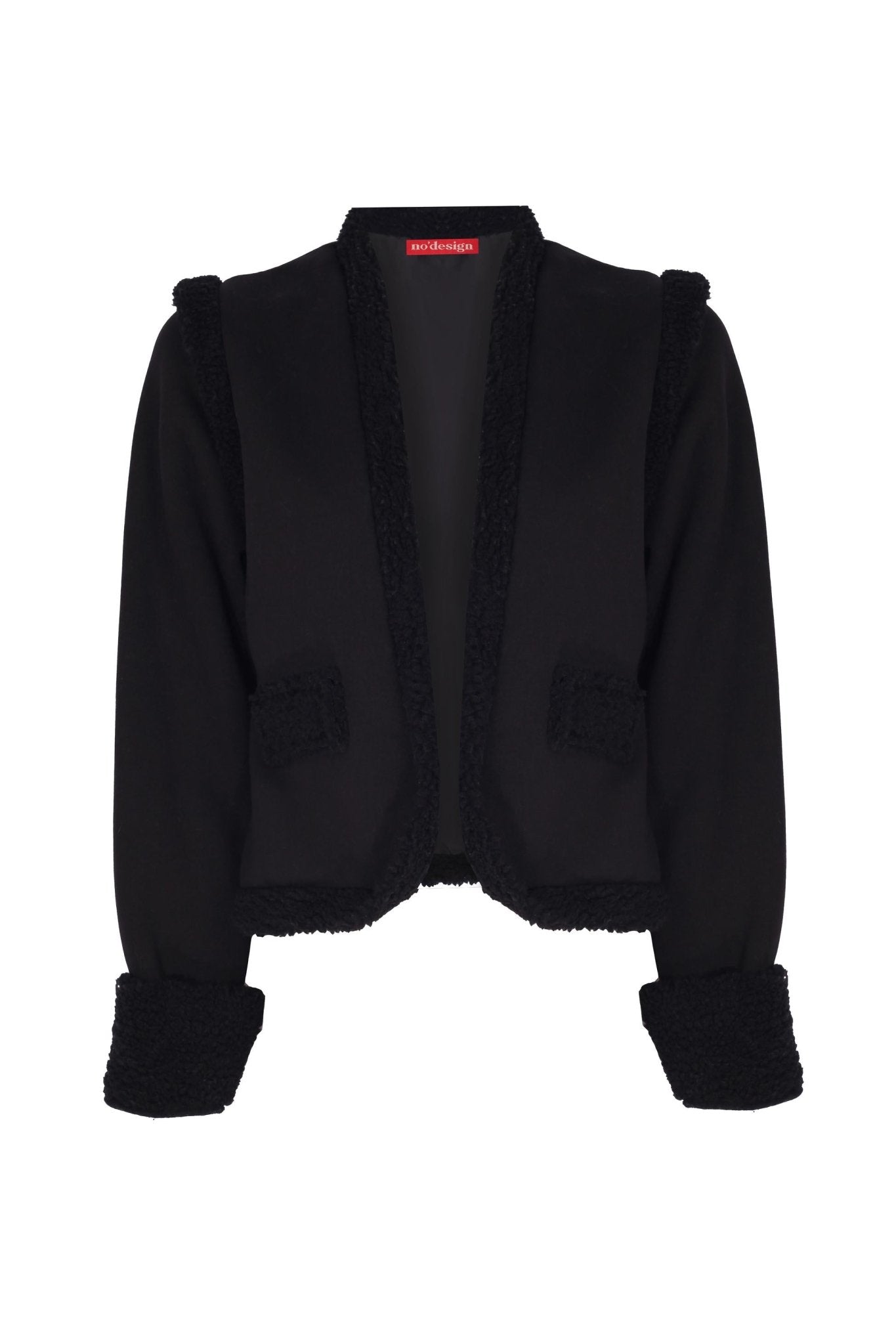 Teddy Detaylı Ceket - No Design Store