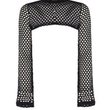 Transparan İspanyol Kol Bolero - No Design Store