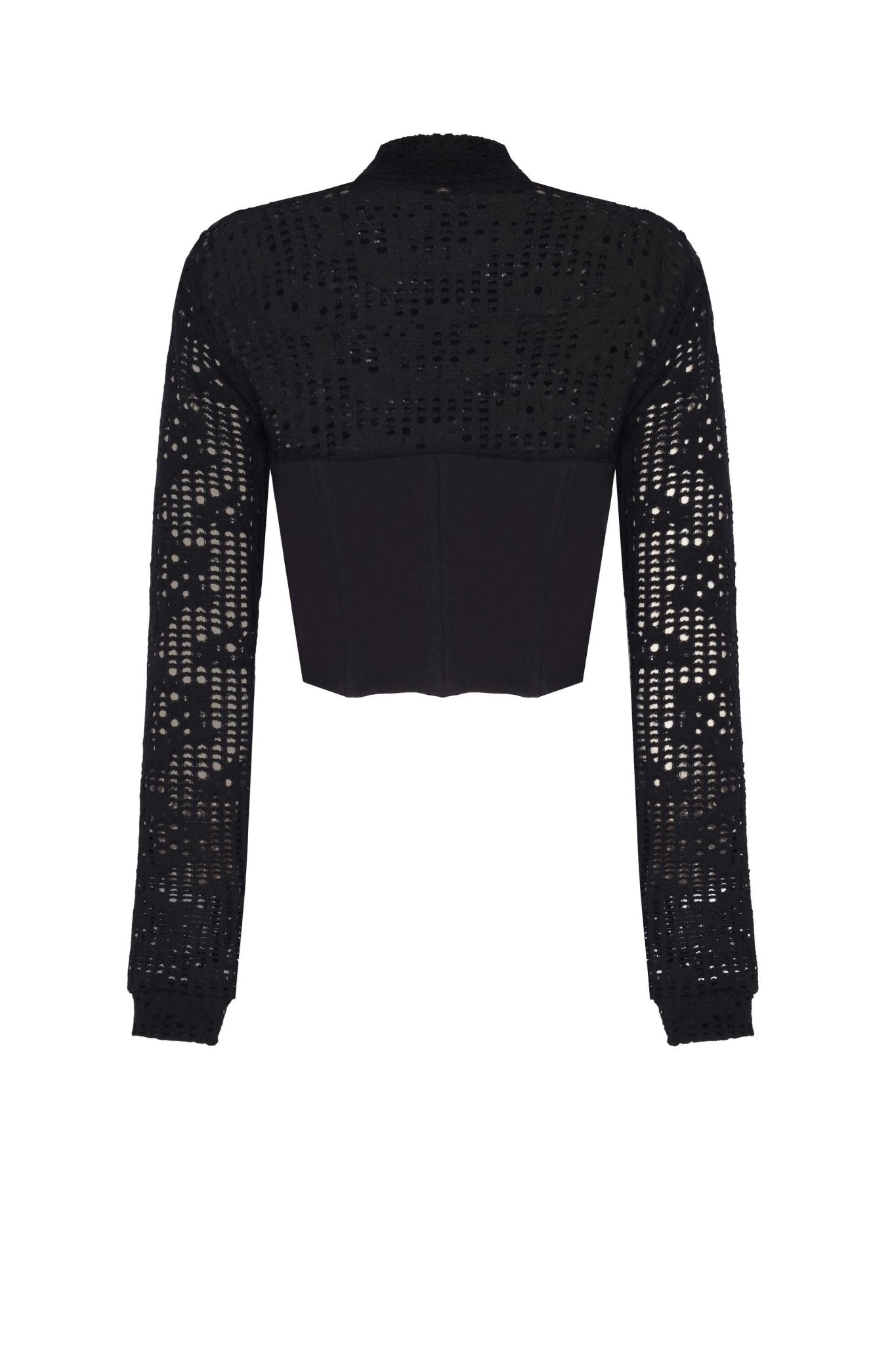 Yandan Bağcıklı Korse Detaylı Sweatshirt - No Design Store