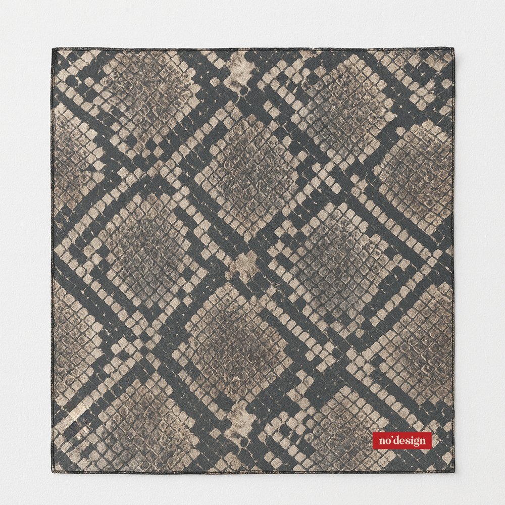 Yılan Desenli Fular Bandana - No Design Store